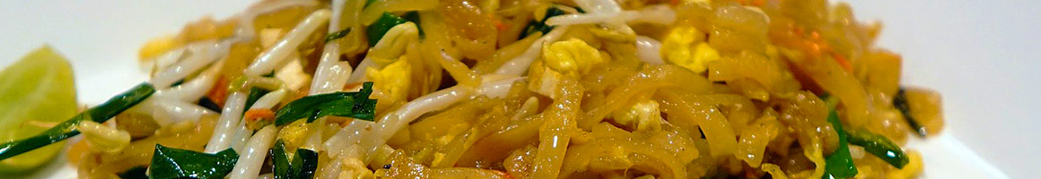 Eating Thai at Ruby Thai Kitchen Columbia restaurant in Columbia, MD.